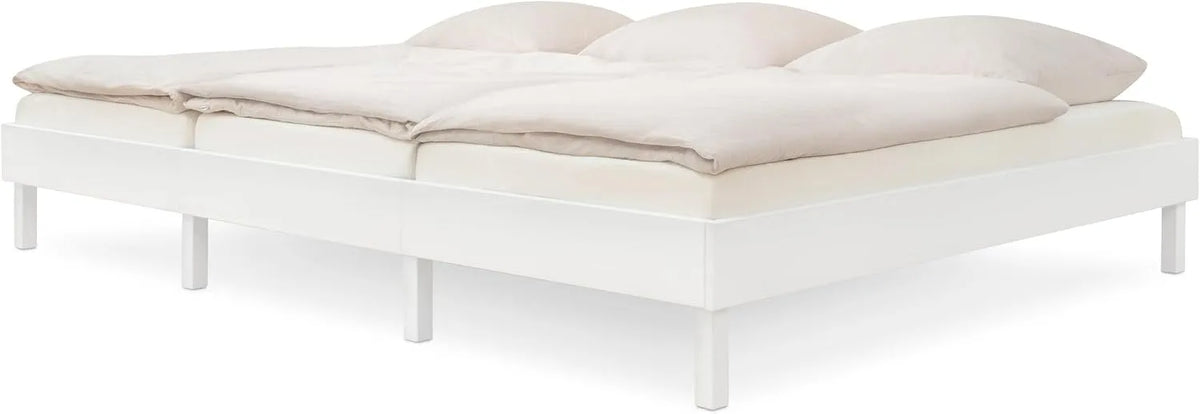 Ehrenkind® Familienbett Plano — FSC, modular, höhenverstellbar, 270×200cm, weiß