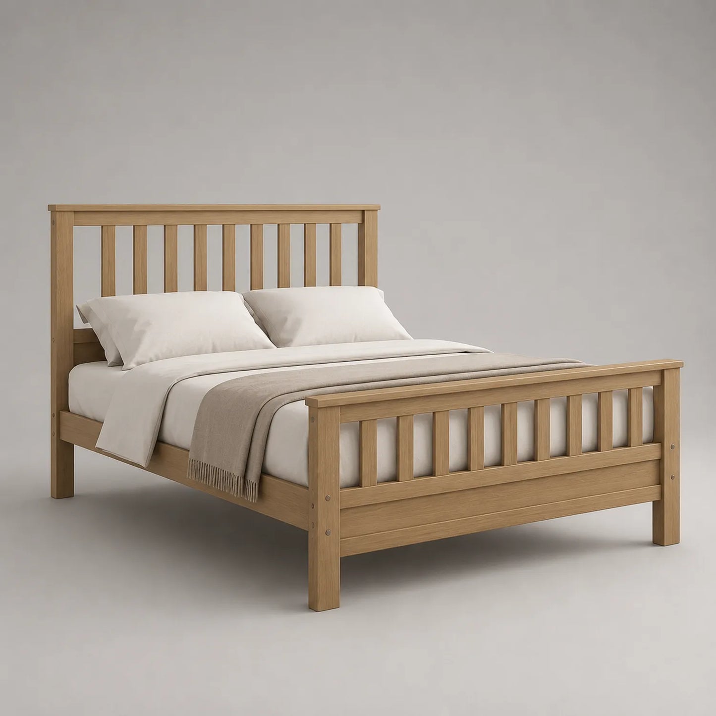 Holzbett Doppelbett Eiche 200x160 cm