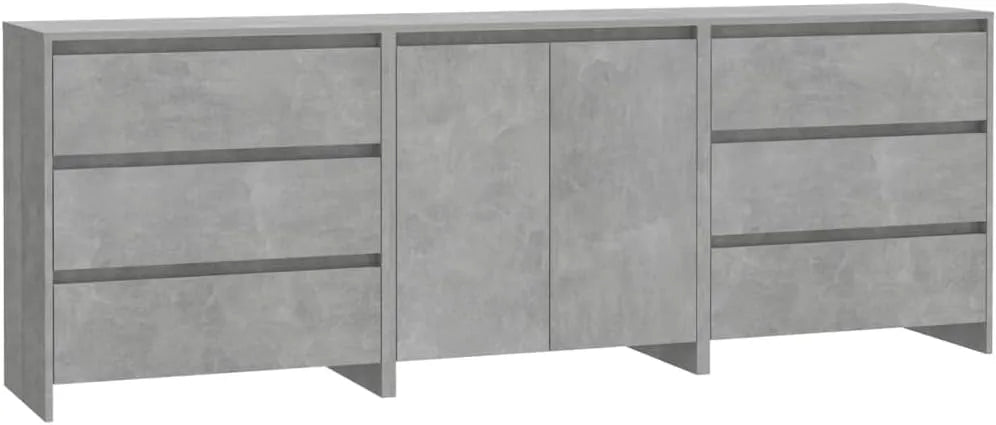 Garderobenschrank – TLG, 3-TLG, mit Stoffbezug