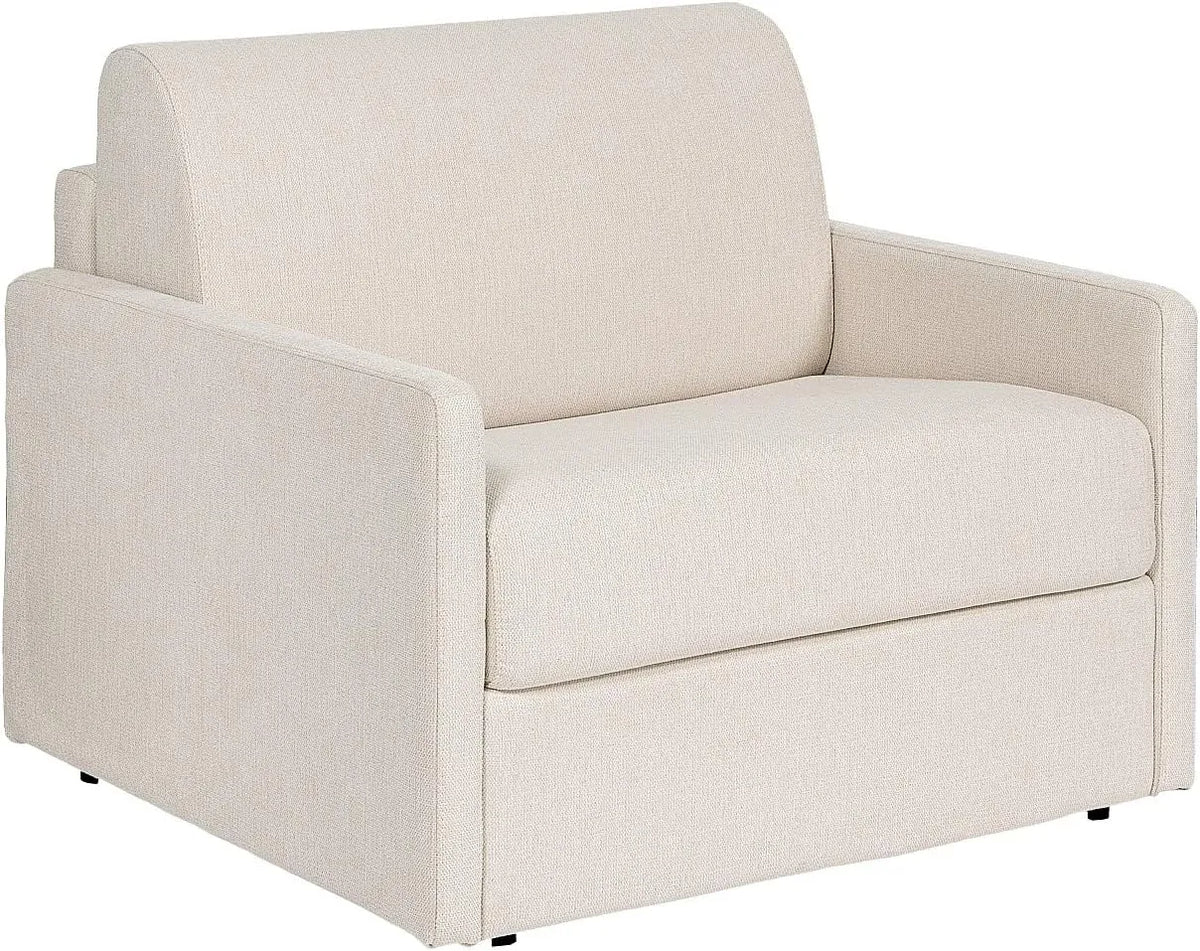Matratze – CALIFE, 14 cm, beige, mit Stoffbezug