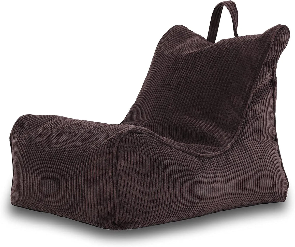 Sitzsack: mit Samtbezug