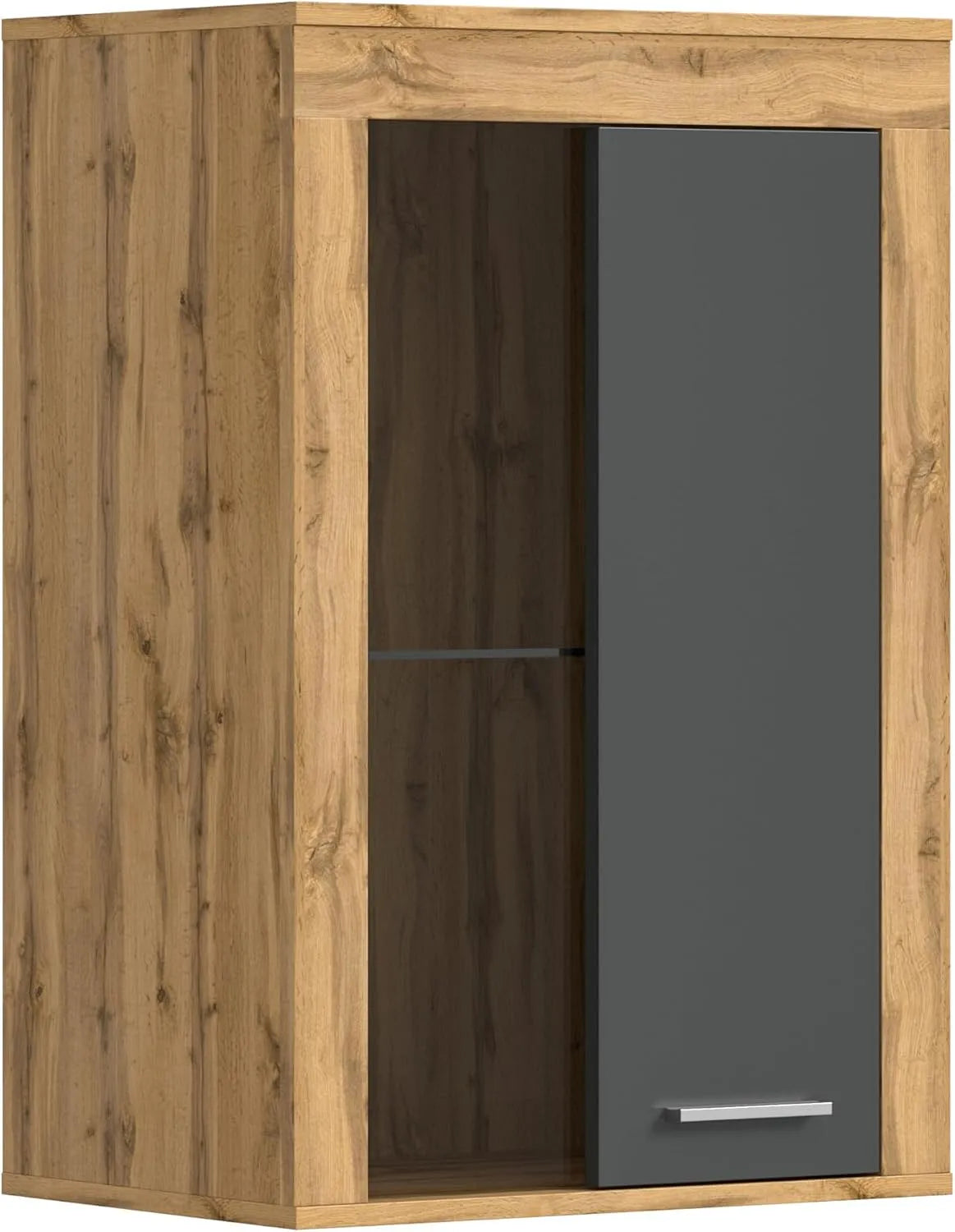 Sideboard und Anrichte – mit Stauraum, 60 × 86 × 35 cm, grau