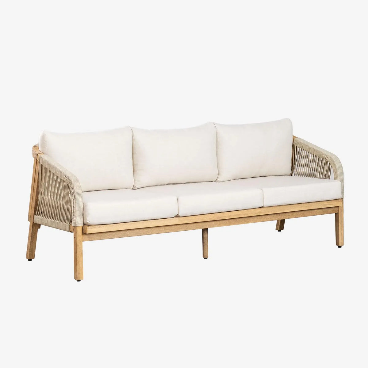 Gartensofa und Outdoor-Loungesofa — 3-Sitzer, braun