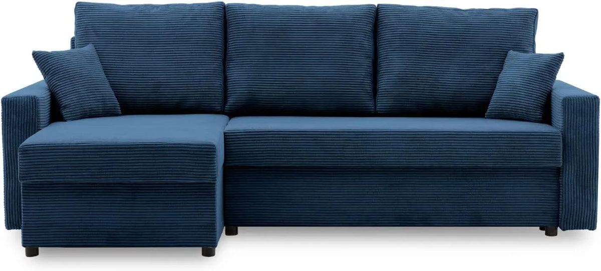 Ecksofa und Wohnlandschaft — POSO, mit Cordbezug, mit Bettkasten, mit Schlaffunktion, 233 × 90, Ecksofa Aikido I 233x90 POSO 005, mit Stoffbezug