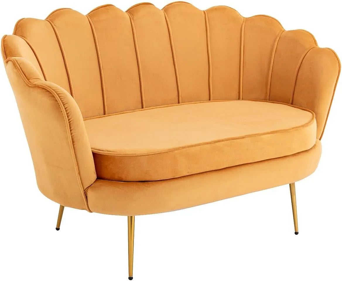 Sofa – 2-Sitzer, mit Samtbezug