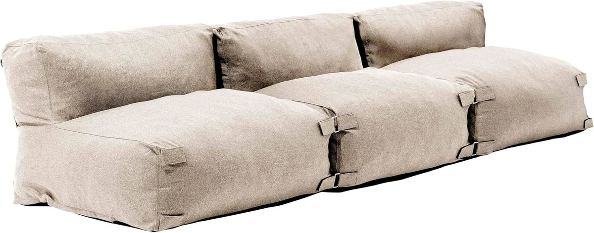 Oviala Gartenmöbel: Mixi, modular, 3-Sitzer, beige