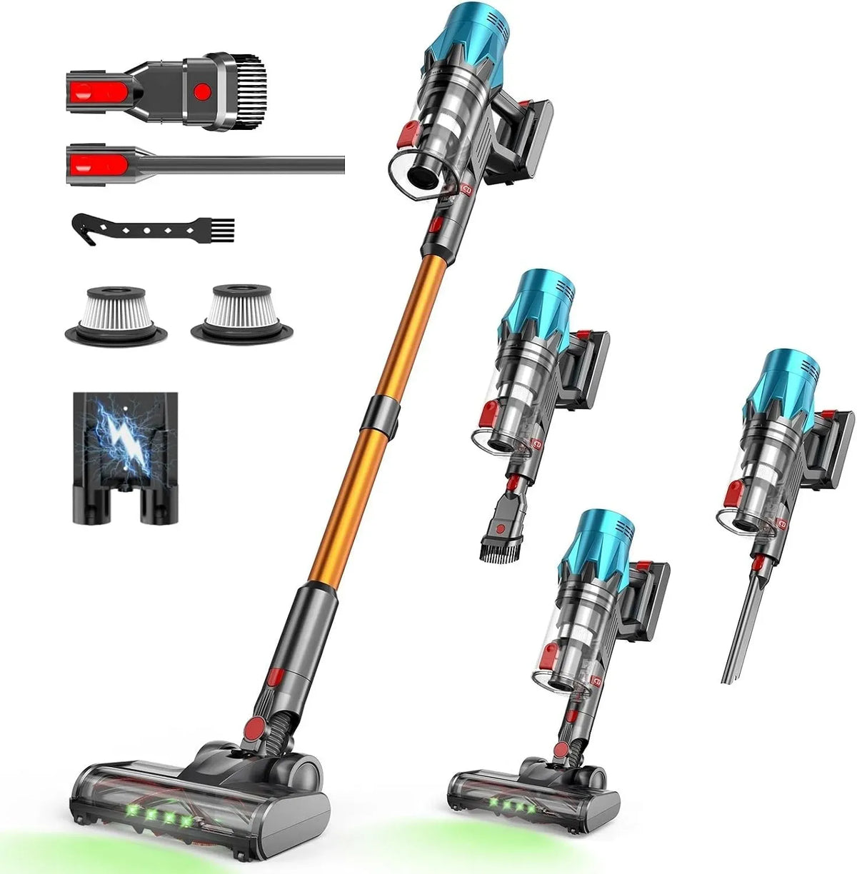 Staubsauger, 550 W, MEIION, Hartböden & Tierhaare 550W