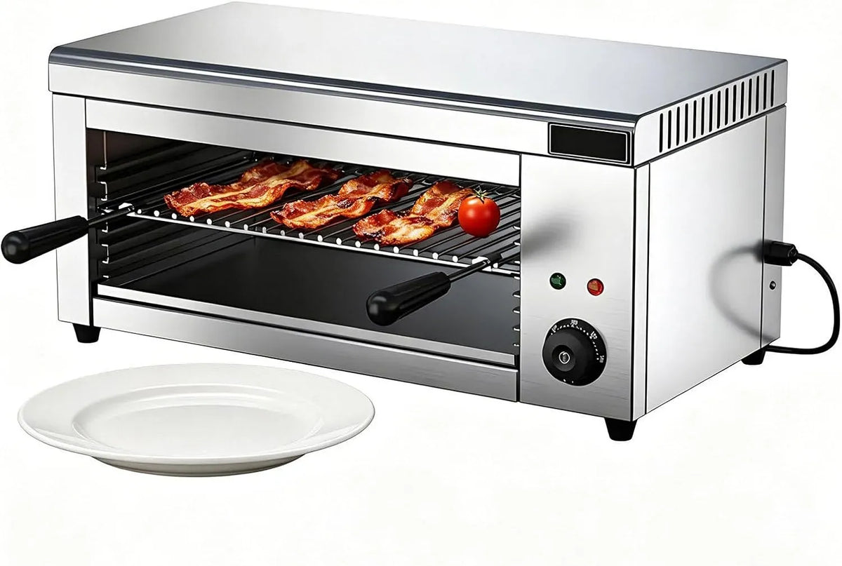 Küchengerät, Grill, 2000 W, 50 bis 300 °C, 2 Temperaturzonen