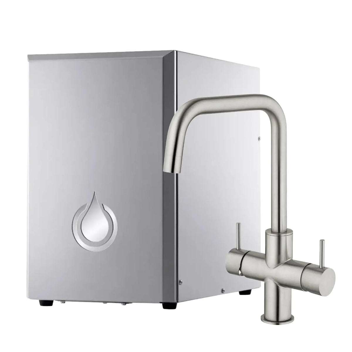 Küchenarmatur, NUOVO Co2, Edelstahl, ESTETICA Edelstahl, 6KG Flasche
