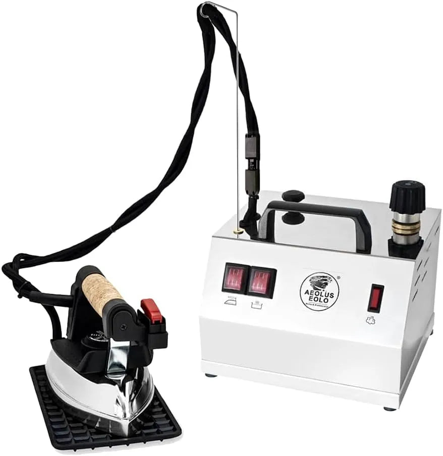 GVS1 Dampfbügeleisen, elektrisches Bügeleisen, 2 L, gewerblich, Edelstahl, Wärmefunktion, AEOLUS