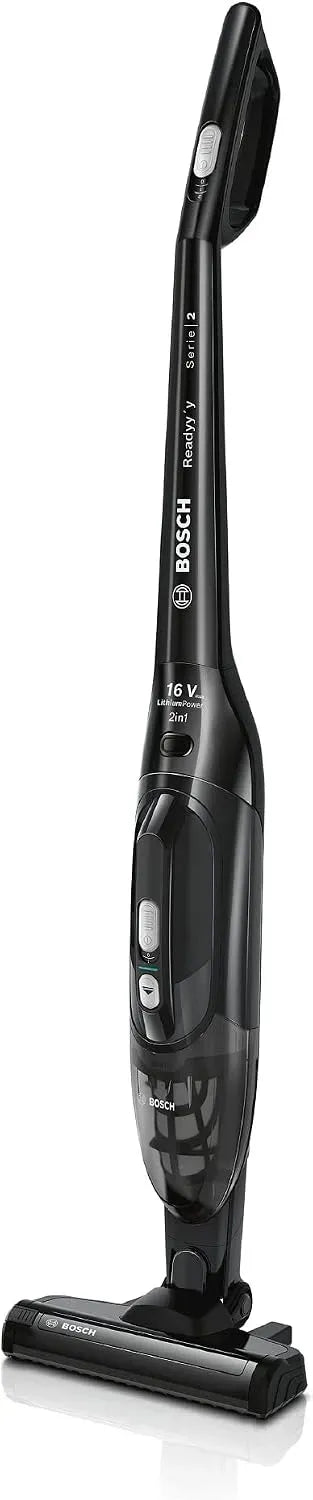 Bosch Serie 2 BCHF216B Staubsauger, freistehend, Schwarz, in1 Lösung mit abnehmbarem Handgerät