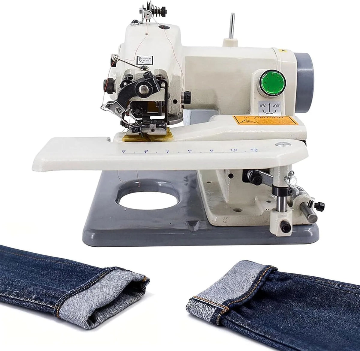 Blindstich-Saummaschine, Stickmaschine, Stickautomat, tragbar, gewerblich, für Änderungen und Saumhosen