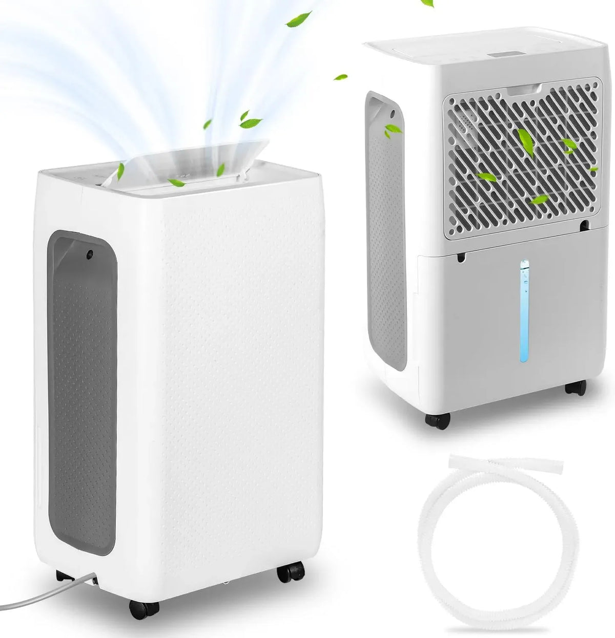 Luftentfeuchter 24H, 26 L, Timer, großer Wassertank, leise, Digitalanzeige, 4,3L Abnehmbarer Wassertank und Ablaufschlauch, 3 Betriebsarten, 4,3 L