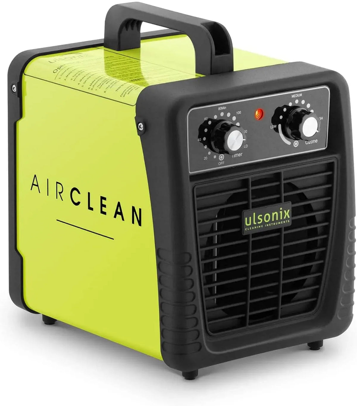 Luftreiniger 10000mg/h 10G-ECO, 95 W, Timer, Industrie, Edelstahl, 60 Min Timer, Edelstahlfilter