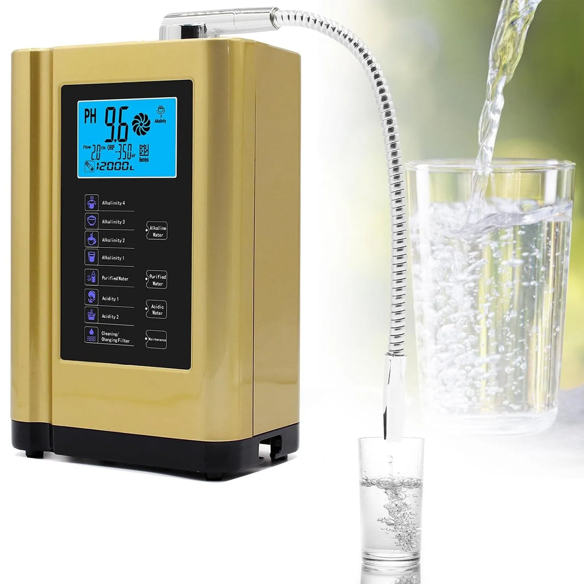 Wasseraufbereiter, Filter, 8000 L, Pro, Alkalischer Wasserionisierer