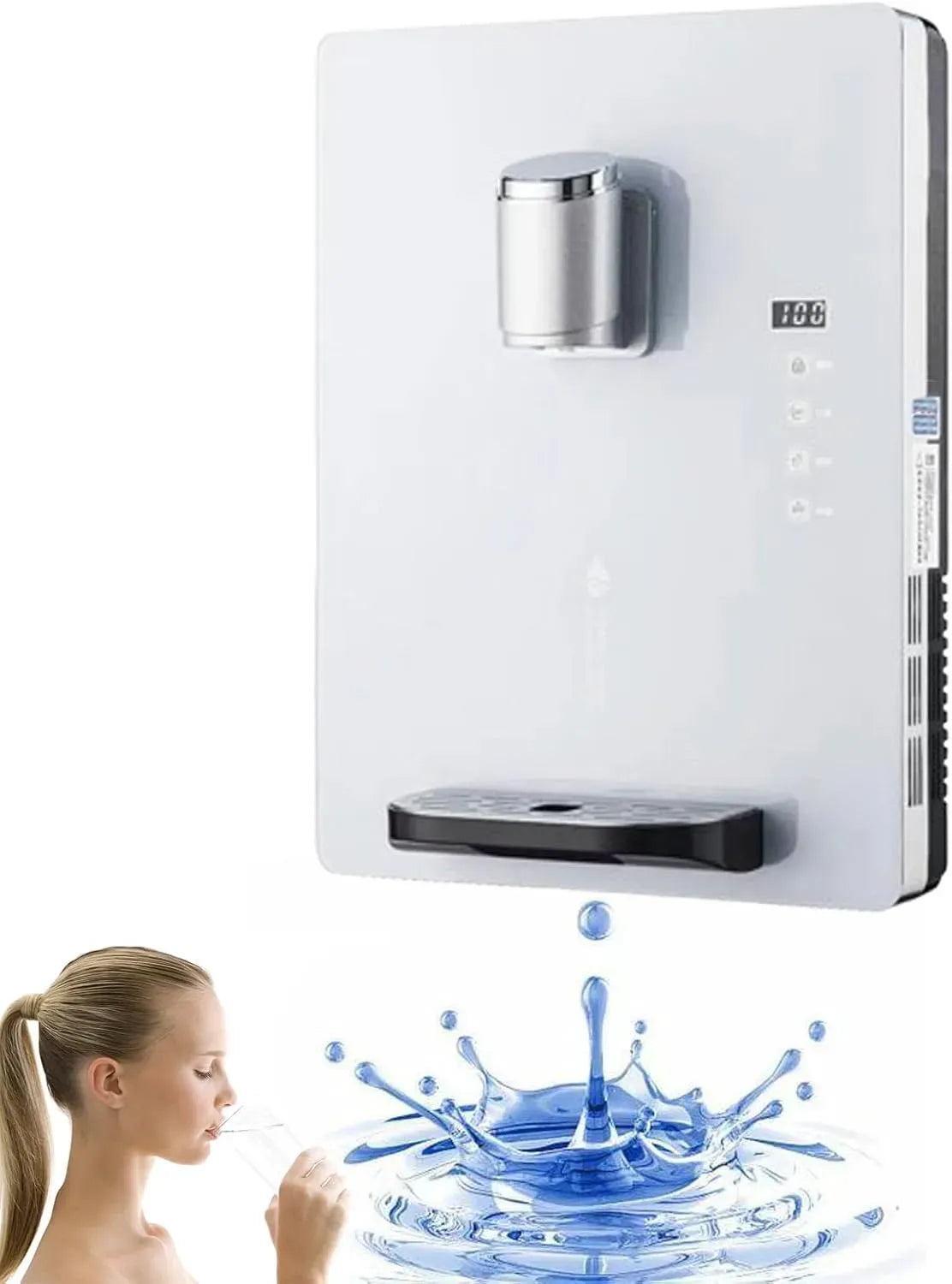 30L/h Wasserspender, Touch-Bedienung, Kindersicherung, Wärmefunktion, für Büro und Gewerbe