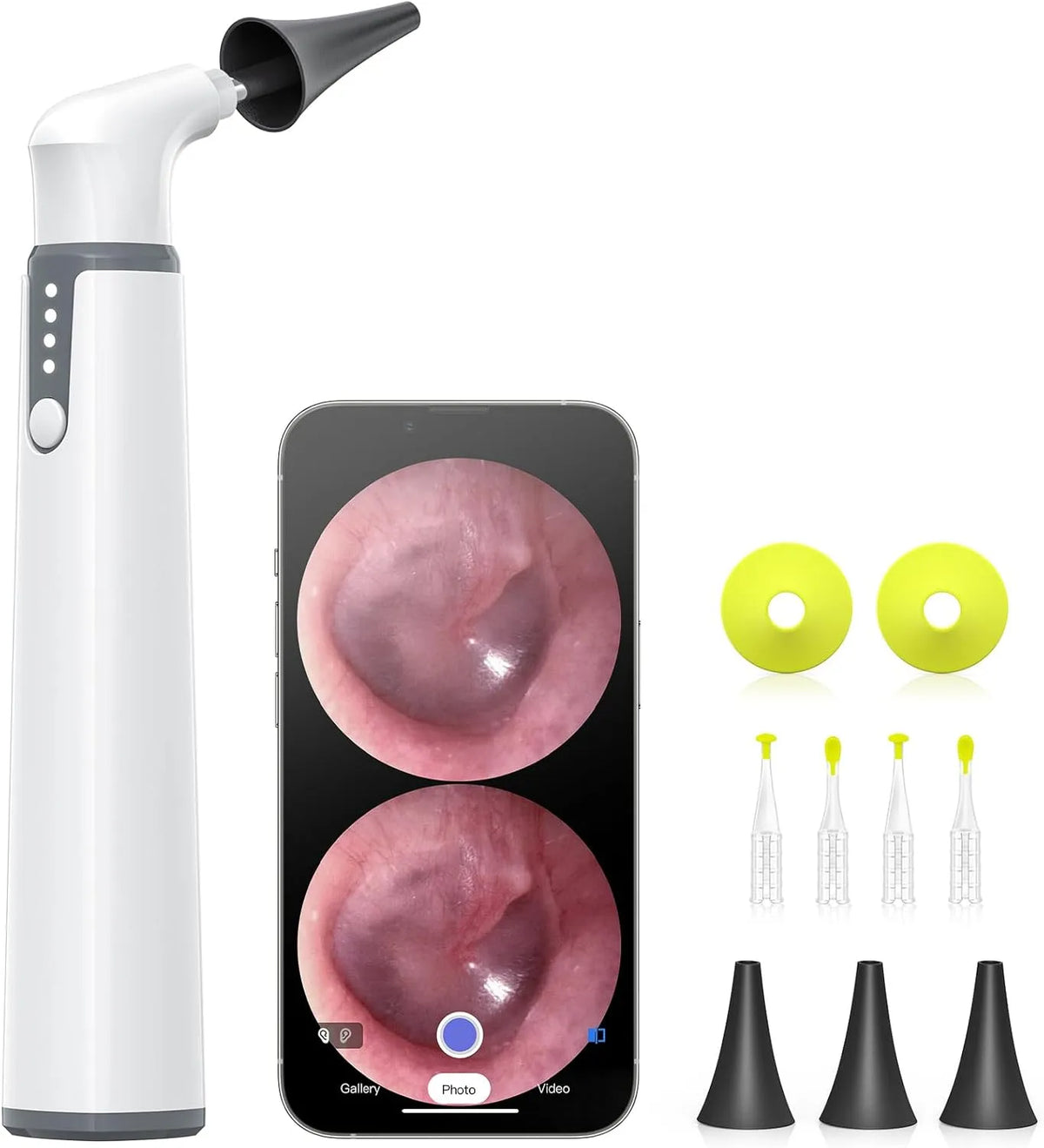 Ohrenschmalz-Entfernungswerkzeug, Ohrkamera, 3,9 mm, Android OS, kabellos, für Kinder