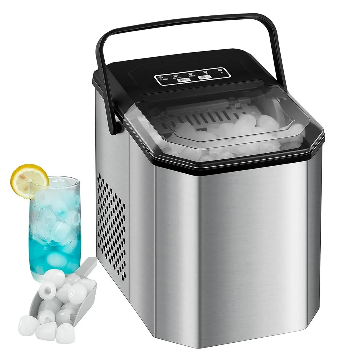 Eiswürfelmaschine, 120 W, EiswüRfelmaschine Lbs/24h, Bar Und Wohnmobil, 9 EiswüRfel In 6 Minuten