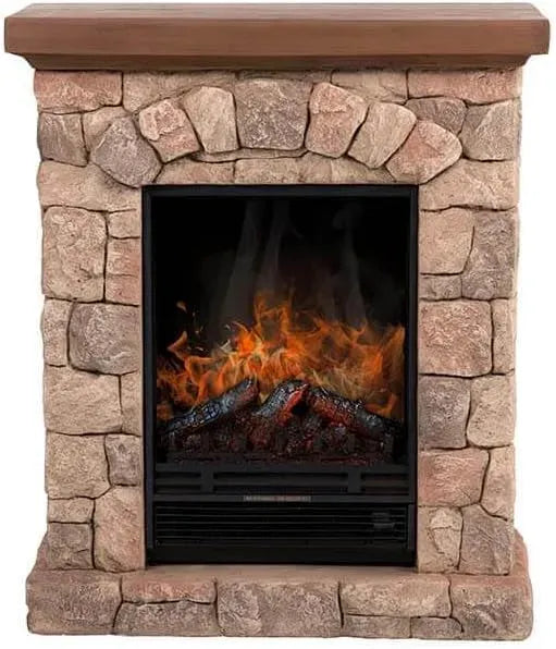 Elektrokamin, elektrischer Kamin, 76,5 x 90,5 x 31,0 cm, Wärmefunktion