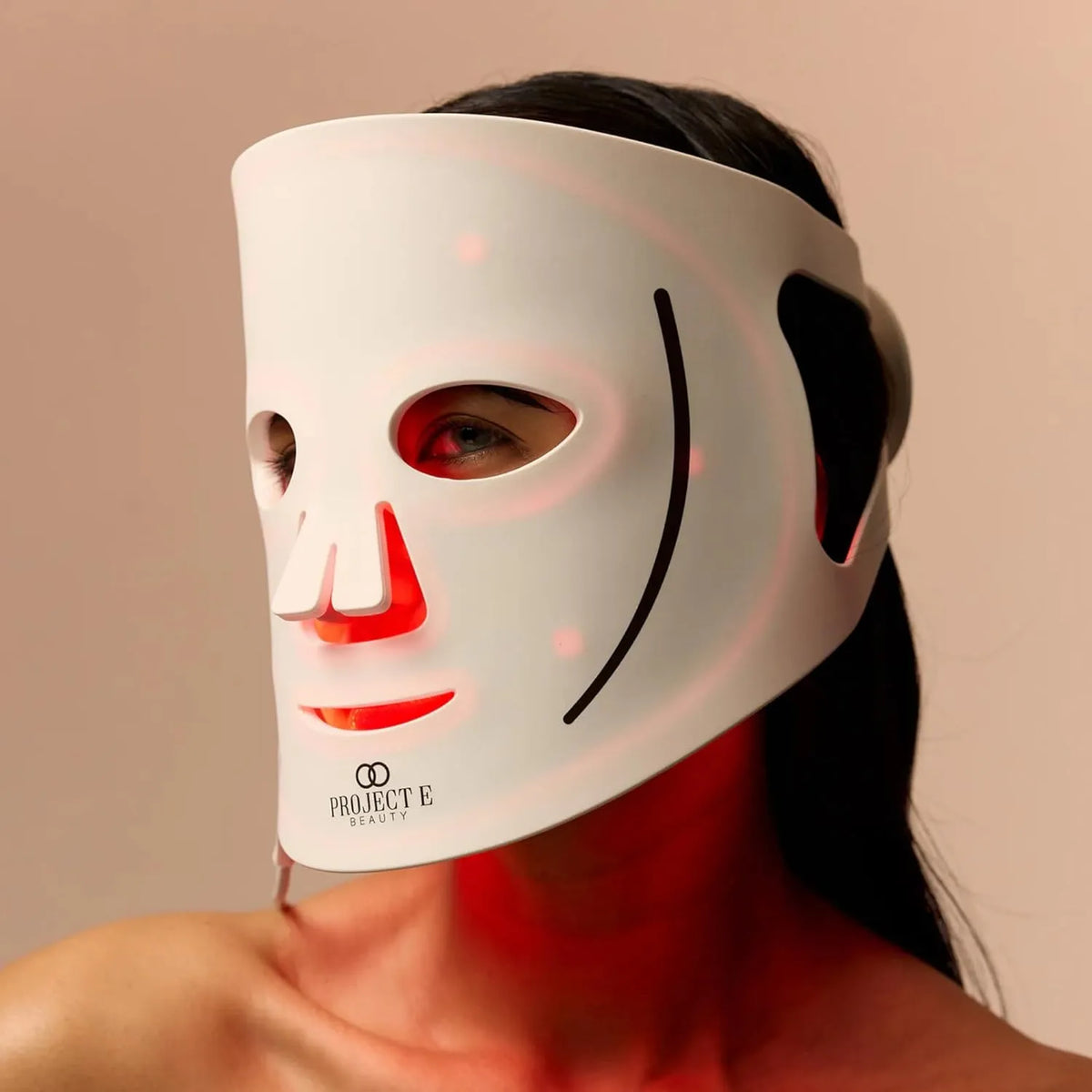 Hautverjüngung, 800 LEDs, LumaLux Face Pro LED-Lichttherapie-Maske von Project E Beauty, 7 + 2 Farben 460 nm ~ 1072 nm, Rot + Infrarot + tiefes