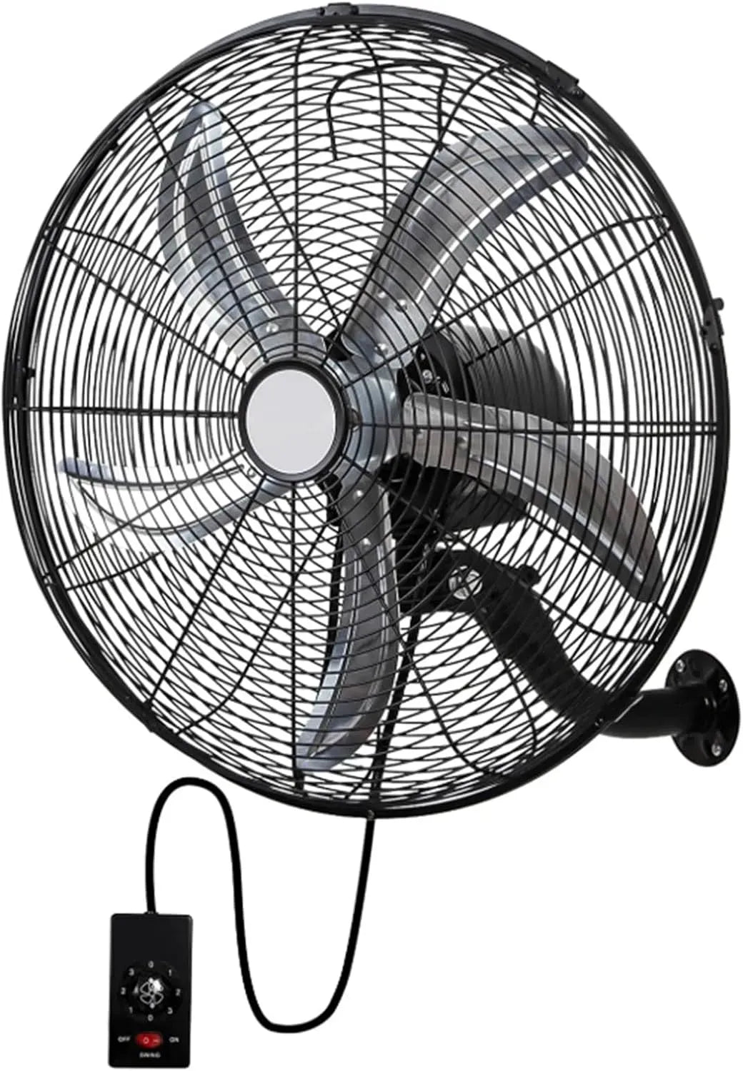 Ventilator, Industrieller 3-Gang-Oszillierender, Wandmontage