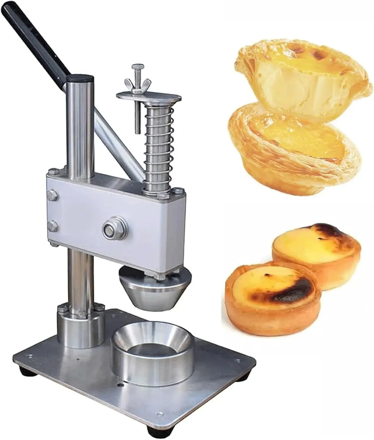 Pudding-Tarte-Shell-Formwerkzeug, Eierkuchen-Pressmaschine, Törtchen-Maker, gewerblich, Edelstahl