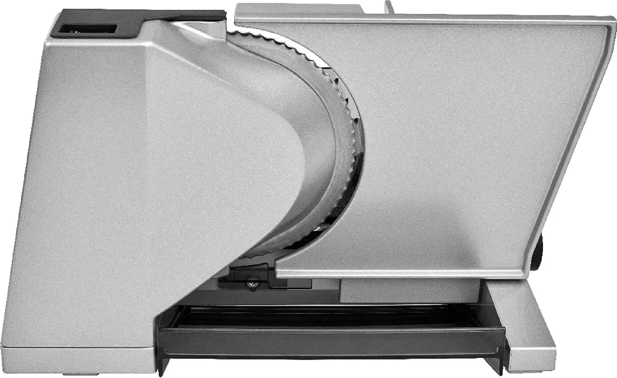 Allesschneider, ECO-Motor, Schneidemaschine für Lebensmittel, Schwarz