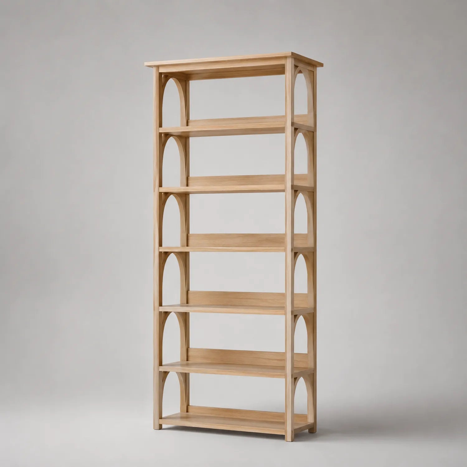 Bücherregal Massivholz 6 Ebenen 200cm