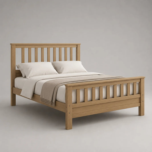 Holzbett Doppelbett Eiche 200x160 cm