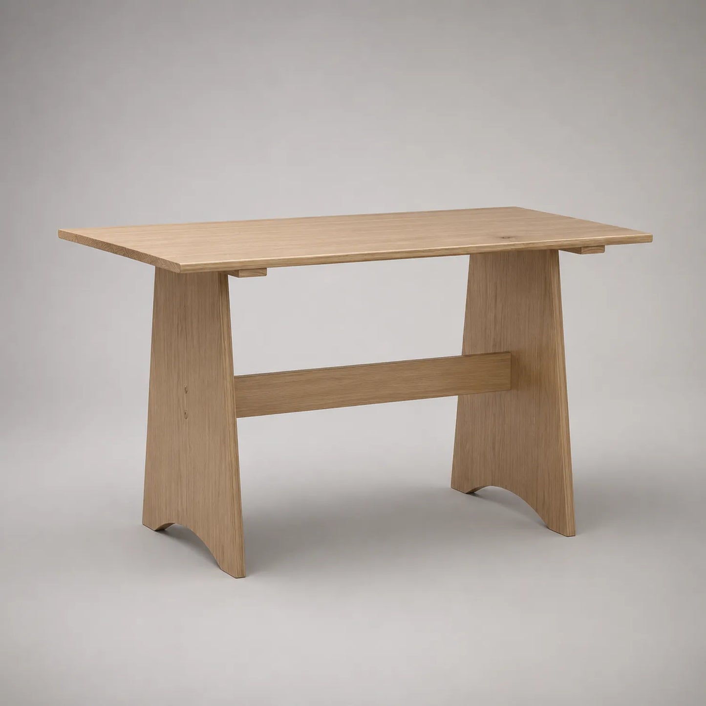 Rechteckiger Esstisch aus Eichenholz 150x80x75 cm