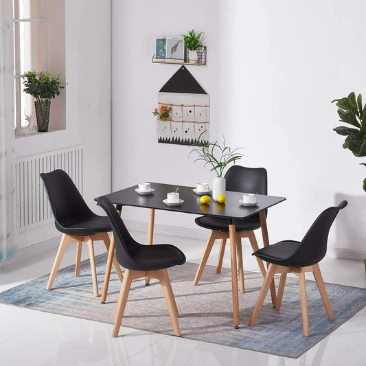 Tischset — im skandinavischen Stil, 110 cm, schwarz