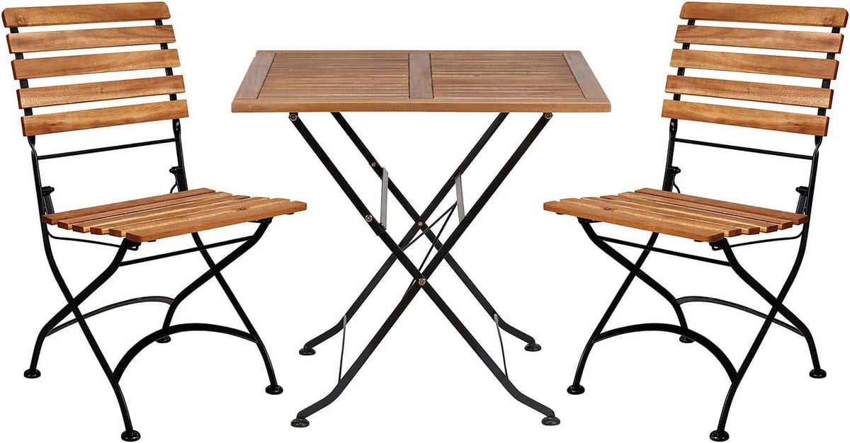 Gartenmöbel-Set und Lounge-Set — PARKLIFE, wetterfest, 3-teilig, 80 × 80 cm, aus Metall