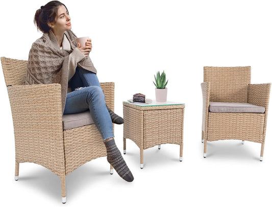 Gartenmöbel-Set und Lounge-Set: aus Polyrattan