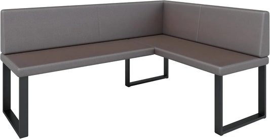 Sitzbank und Esszimmerbank – aus Metall, rechte Ausrichtung, 30, 168 × 128cm