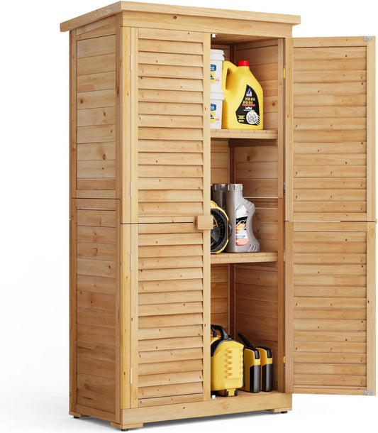 Gartenhaus und Geräteschuppen: aus Holz, 160 × 87 × 47 cm