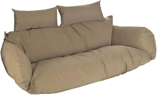 Hängesessel: mit Kissen, aus Polyrattan