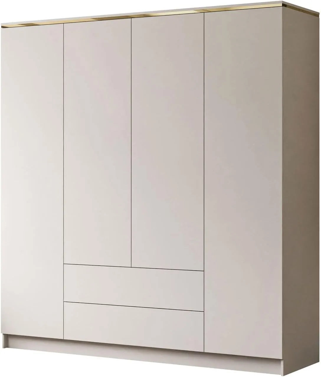 Kleiderschrank und Garderobenschrank — 3D-/4D-Technologie, mit Schubladen, mit Spiegel
