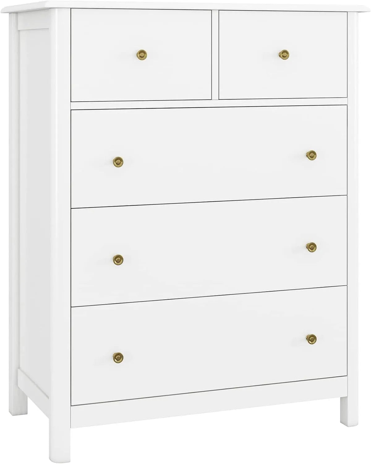 Sideboard und Anrichte: mit Stauraum, mit Schubladen, 5 Schubladen, 74 × 40 × 94cm, weiß