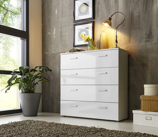 Sideboard und Anrichte — mit Schubladen, weiß