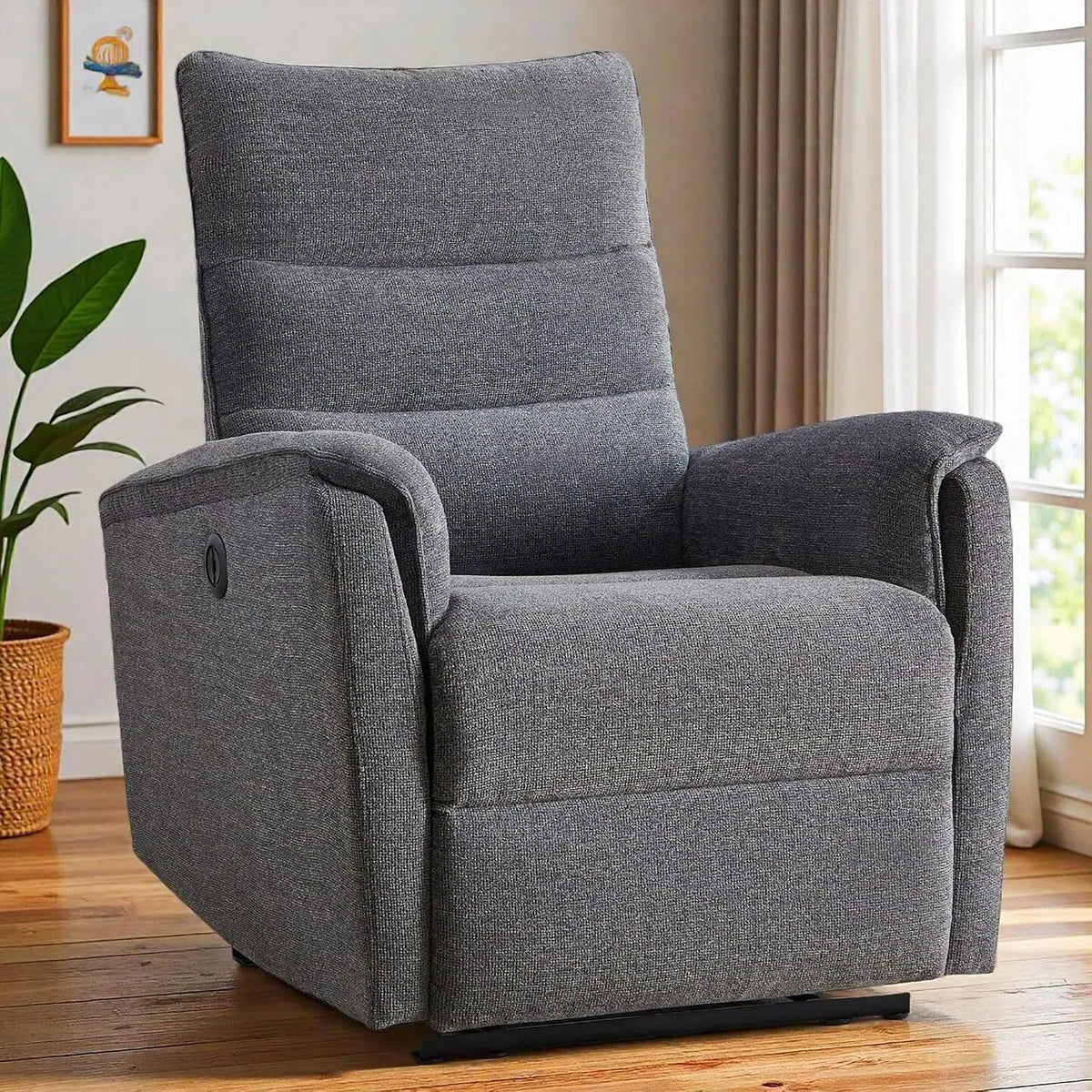 Relaxsessel und Fernsehsessel – mit Relaxfunktion, mit Liegefunktion, 150 kg, grau