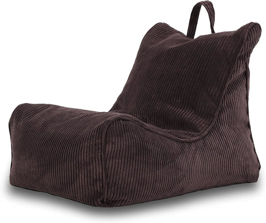 Sitzsack: mit Samtbezug