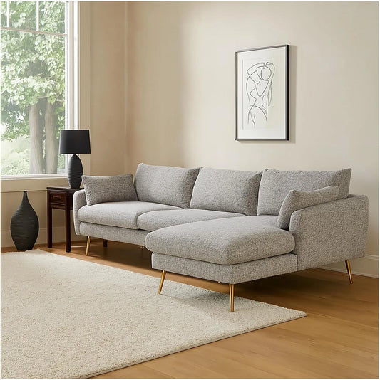 Ecksofa und Wohnlandschaft — rechte Ausrichtung, mit Kissen