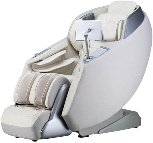 Massagesessel und Relaxsessel – Wärmefunktion, 3D-/4D-Technologie, 157 × 76, 7 × 116 cm, grau, mit Stoffbezug
