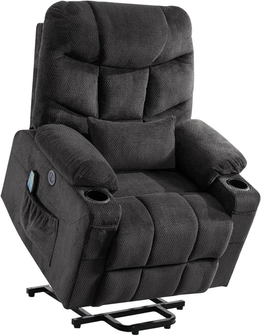 Stuhl — mit Kissen, mit USB-Anschluss, mit Massagefunktion