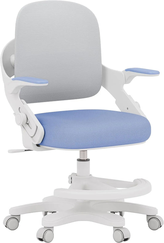 Esszimmerstuhl und Küchenstuhl – ADLER, für Kinder, mit Armlehnen, mit Rückenlehne, klappbar, 150 cm, grau, verstellbar