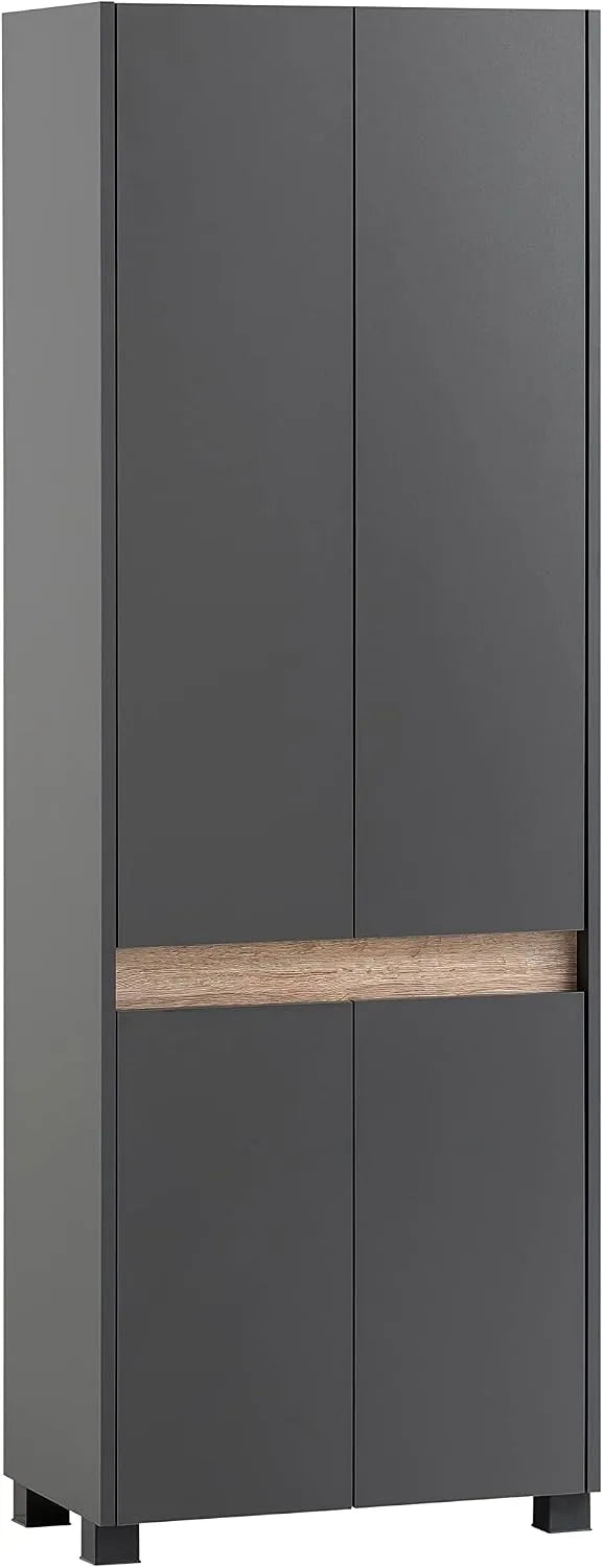 Schuhschrank und Schuhkommode: anthrazit