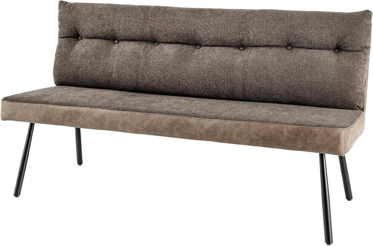 Sitzbank und Esszimmerbank — 160cm, schwarz