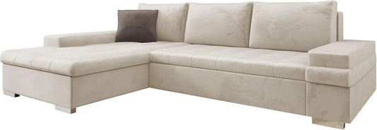 Ecksofa und Wohnlandschaft: Bangkok Mini, L-Form, mit Bettkasten, mit Schlaffunktion