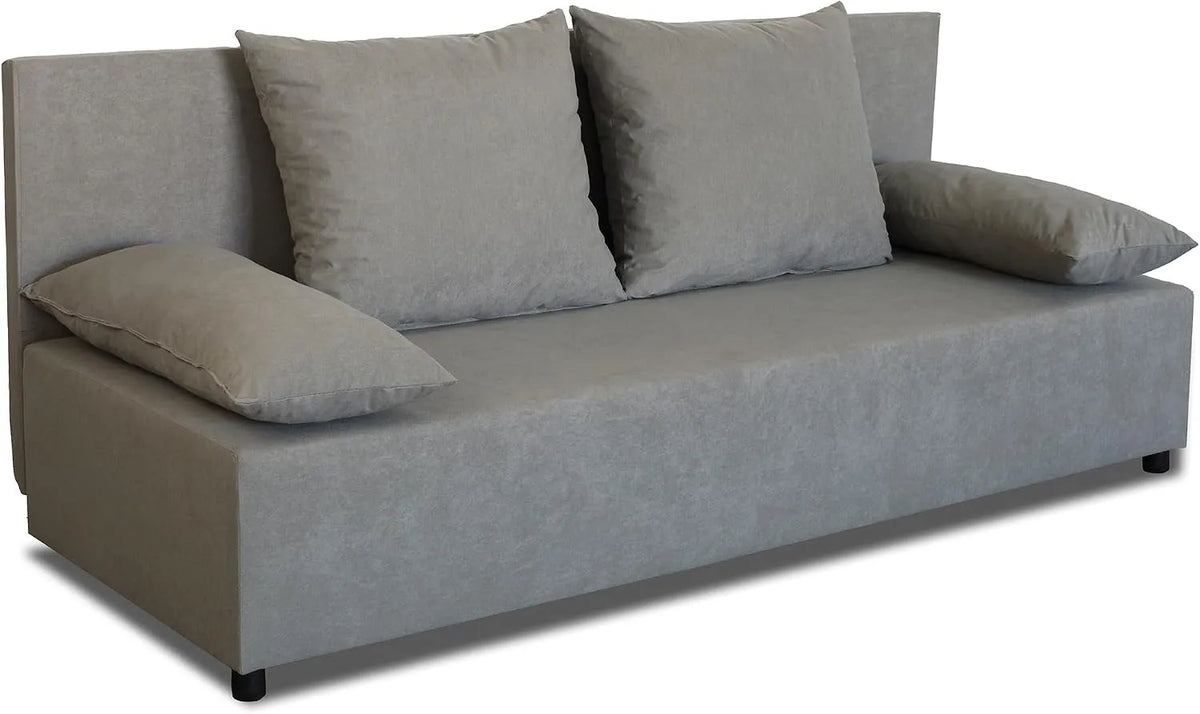Schlafsofa und Sofabett – Tania, mit Schlaffunktion, grau