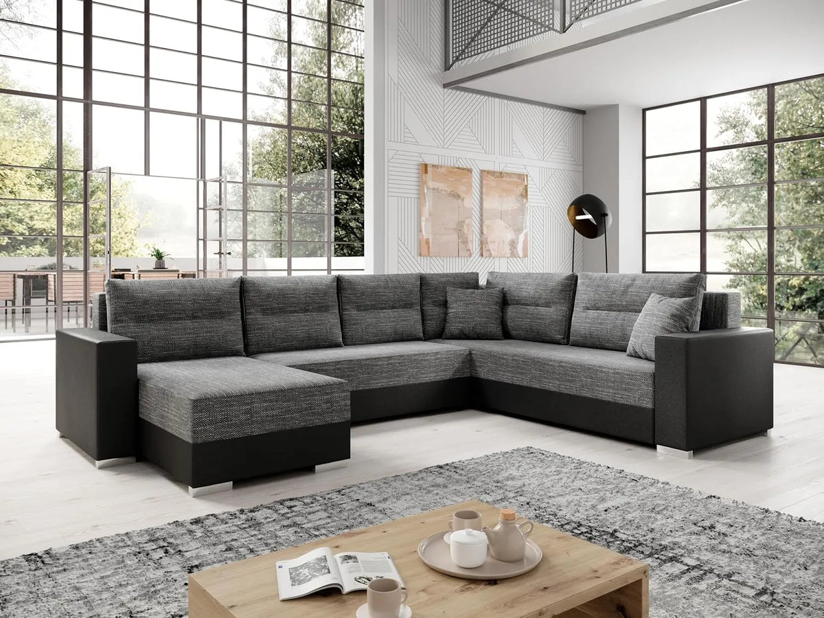 Ecksofa und Wohnlandschaft: mit Schlaffunktion
